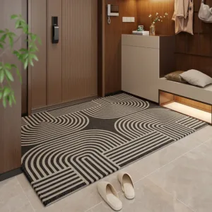 VIKAMA Light Luxury Entrance Door Mats, Anti-Slip Door Mats For The Living Room And Foyer, Dirt-Resistant Home Decoration