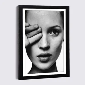 9x13cm A4 6x8inch Photo Frame With Canvas Painting Nordic Luxury Fashion Woman Moss Movie Stars Wall Art Combination Photo Frame