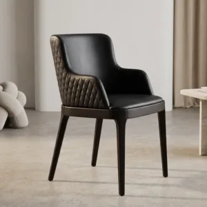 Solid Wood Leisure Armchair Hotel Chairs Nordic Comfortable Footrest Living Room Balcony Seating European Style Lazy Sofa Dining