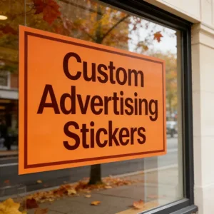 Custom Advertising Stickers Personalized Business Logo Window Decal Custom Brand Promotional Sticker Store Glass Window Sign