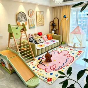 Dopamine Color Bedroom Decor Plush Carpet Fluffy Soft Study Floor Mat Large Area Carpets for Living Room Home Thick Washable Rug