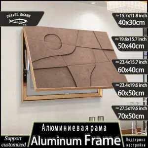 Decorative Painting Of Electric Meter Box Modern Design Vertical Home Living Room Hanging Mural Pictures Poster Photo With Frame