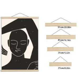 1 Set Wood Diamond Painting Poster Hanger Canvas Painting Frame Art Craft Hanging Frame Poster Frame Photo Cuadros Para Fotos