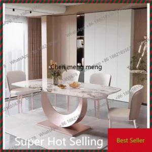 Nordic Luxury table and chairs set kitchen dining small space dining room chairs set of 4 dining table with chairs Modern home