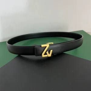 2026 New Luxury Thin 2.5cm Genuine Leather Reversible Belt Fashion Women Belts Designer Metal Belt Female Dress Jeans Waistband