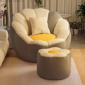 Creative Lazy Balcony Bean Bag Sofa Bedroom Cotton Cloth Armchair Puff Comfortable Lounge Chair Living Room Furniture