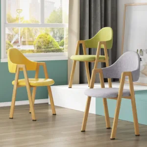 1PC elegant dining chair, simple and modern dining chair, comfortable and durable Nordic-style dining chair