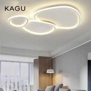 Modern Chandelier Led Ceiling Lights Living Room Decor Simple House Lamp Creative Cobblestone Bedroom Kitchen Ceiling Lamp