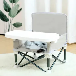 Portable Children Baby High Chair Foldable Baby Dining Table Small Dinning Table Chairs Restaurant Chair for Baby Outside Eat