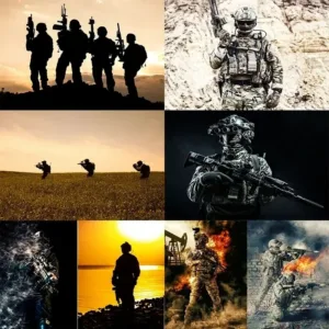 Military Special Forces Canvas Painting HD Soldier Poster Modern Wall Art for Boys Room Living Room Decor HighQuality Home Dec