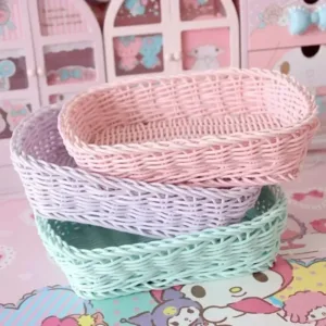 Plastic Storage Box Container Desk Organizers Stationery Cosmetics Toy Basket with Lid Drawer Jewelry Case Kitchen Home Supplies