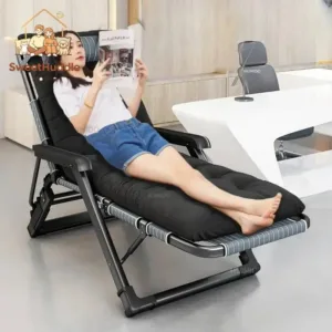 Garden Furniture Sets Lounge Armchair Large Chairs Outdoor Chaise Outdoor Bed Camping Snack Folding Chaises Lit Pliable Nap