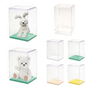 Transparent Desktop Doll Display Box Acrylic Storage Box Display Showcase Single Dustproof Blind Box Display Rack Cabinet