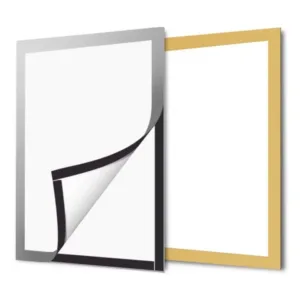 Modern Photos Wall Magnetic Picture Frame Gold Black Soft Glue Photo Frame Poster Canvas Painting Self-adhesive Display Hanger
