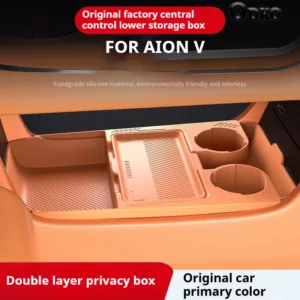 Silicone Storage Box FOR AION V Center Console Modification Anti-slip Pad Car Accessories Organizer Decoration