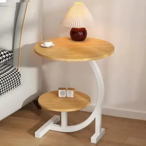 Simple small table bedroom bedside sofa coffee table bedside living room home shelf balcony side table