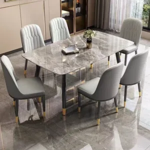 combination modern simple small apartment rectangular rental house dining table table