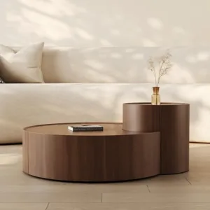 Design Modern Coffee Tables Round Aesthetic Living Room Storage Coffee Tables Multifunction Premium Mesas De Café Furniture Home