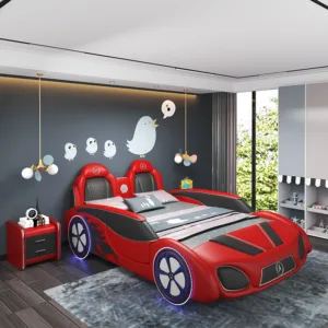 *New Design Sleeping Wooden Car Shape Adult Race Lamborghini Boy Kids Beds Car Bed for Children