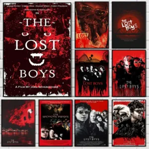 The Lost Boys 1987 Vintage Classic Movie Poster Print Comedy Horror Film Canvas Painting Wall Art Living Room Home Decor Mural