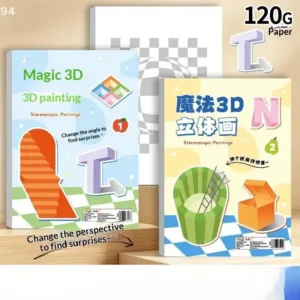 Magic 3D Stereo Kids Educational Doodle Sketchbook Graffiti Painting Children Art Creativity BooksNF stationery