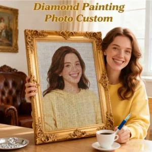 HUACAN Customized Personal Diamond Painting 5d Private Photo Custom Mosaic Full Square Round Drill Handmade Home Decor