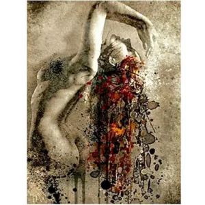 GATYZTORY Abstract Woman Picture By Number Handpainted Gift Drawing Acrylic Home Decor Oil Painting By Numbers Figure Wall Art