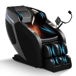 Luxury 4D Full Body Massage Chair with Calf Kneading, Zero Gravity SL-Track Shiatsu Recliner ,18 Auto Modes & 6, Customized