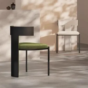 Italian Designer's Home Dining Chair, Modern Minimalist Makeup Chair, Book Desk and Chair, Coffee Shop, Hotel Armchair