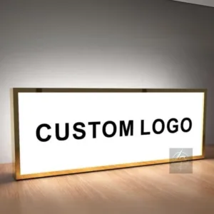 Frontlit Acrylic Lightbox Custom Business Sign Letter Logo Led Sign For Modern Home & Office Signage Business Lightbox Beauty