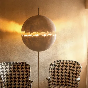 Nordic Moon LED Floor Lamp Living Room Study Desk Bedroom Italian Decorative Art Style Bedside Lighting