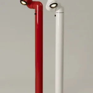 Spanish Santa Cole Space Age Tatu Floor Lamp Red/White Designer Modern Medieval Water Pipe Vertical Table Lamp Living Room Sofas