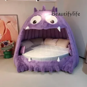S Europen Heavy Queen Bed Double House Designer Round Big Princesse Adults Beds Children King Size Modern Cama De Casal Furnitur