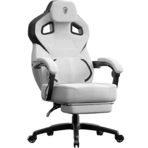 Fabric Gaming Chair with Footrest, Big and Tall Gamer Chair with Lumbar Support, Wide Back Computer Chair for Heavy, Customized