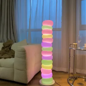 Rainbow Floor Lamp Living Room Sofa Side Standing Lamp Bedroom Lamp Candy Children's Room Atmosphere Lamp Decorative Light LED