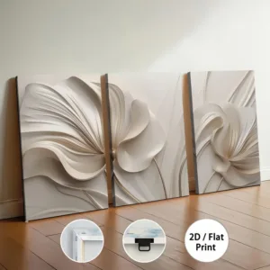 Modern Abstract Minimalist Floral Art Framed Canvas Painting and Poster Home Decor Wall Art Room Decoration