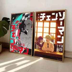 Chainsaw Man The Movie Reze Arc Painting Calligraphy Frameless Poster Canvas Painting Wall Prints Picture For Living Room Home