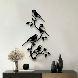 Iron Wall Art, Vintage Industrial Metal Wall Decor for Living Room, Waterproof Antique Rustic Home Decor, Easy Install Housewarm