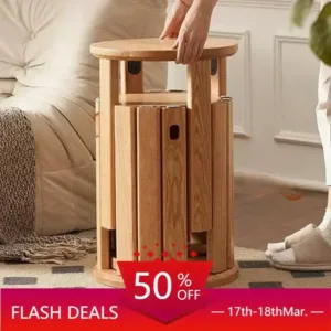 Solid Wood Dining Chair Stackable Home Eating Middle and Ancient Jenga Modern Furniture Comedor 4 Sillas Modern Dining Table