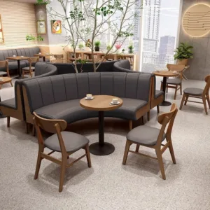 # Coffee Western Restaurant Set Solid Wood Wall-Mounted Dining Table Chair for Hotel and Dessert Milk Tea Shops