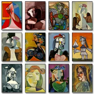 Untitled 1939 By Picasso Posters and Prints Retro Abstract Art Canvas Painting Christian Work Wall Art Picture Home Decoration