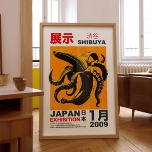 Japanese Poster Exhibition Wall Poster Japanese Wall Art Vintage Art Print Japandi Poster Bedroom Decoration Wall Drcor