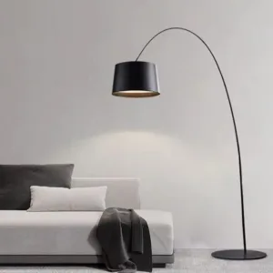 Nordic Minimalist Floor Lamp Arc Bedroom Living Room Floor Lamps Sofa Study Fishing Lamp Room Decoration Lighting Vertical Light