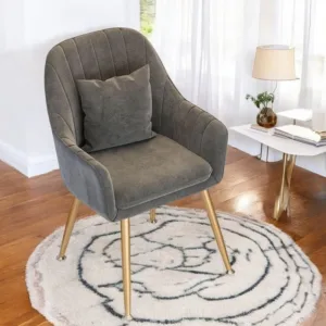 Makeup Stool, Nail Salon Chair, Bedroom Home Chair, Simple Modern Fabric Dining Chair, Makeup Chairs, Dressing Table Chairs