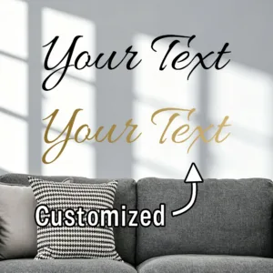 1PC Personalized Custom Wall Stickers DIY Decals for Mirror Backdrop Decor for Birthday Party Graduation Wedding Christmas Decor