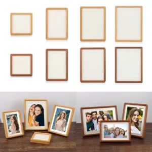 New 6/7/8 Inch Black Walnut Photo Frame Simple Handmade Picture Frame Real Wooden Display Photo Frame