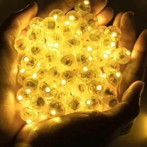 50/100 Pcs LED Balloon Lights Mini Round Ball Balloon Night Light LED Flash Lamp for Paper Lanterns Wedding Party Decorations