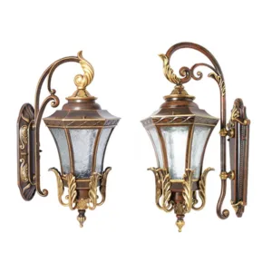 Europe Retro Wall Lights Waterproof Rust-proof Exterior Villa Garden Doorway Wall Lamp Yard Street Corridor Porch Home Lighting