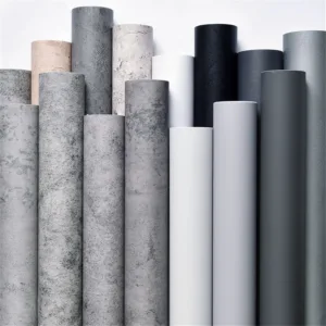 Industrial Cement Grey Clothing Store Living Room Decor Contact Paper Vinyl Self Adhesive Waterproof Wallpaper Wall Stickers