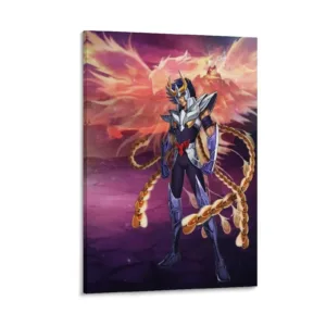 Saint Seiya Knights of the Zodiac Ikki Phoenix Canvas Painting Wall Art Poster Mural Home Decor for Living Room Bedroom Office